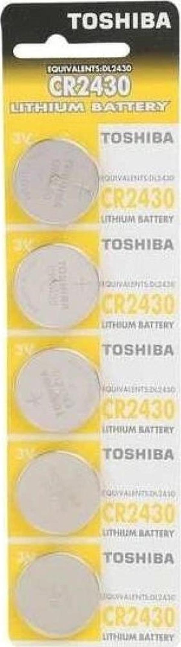 TOSHIBA CR 2430 LITHIUM PİL (5'Lİ KARTELA) - Image 1