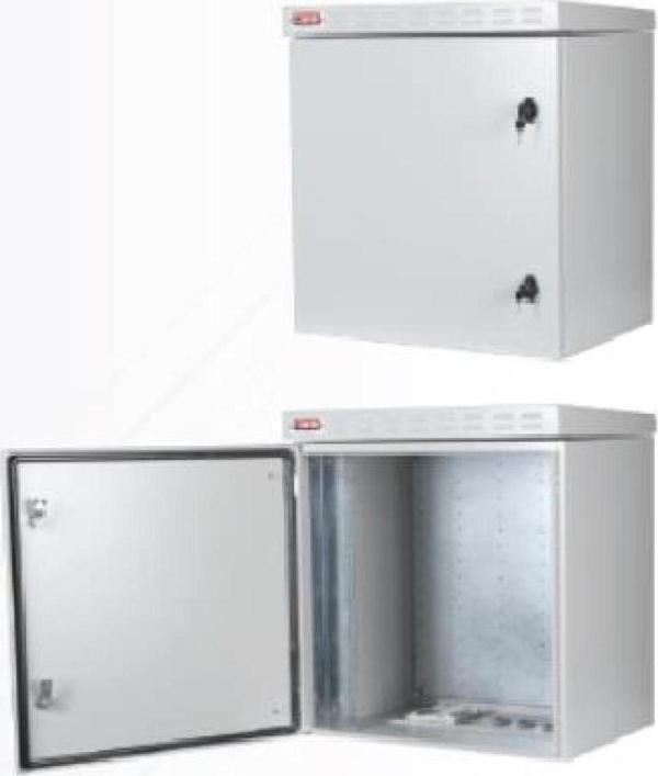 Lande LN-ESO-IP5516U6060-LG Proline 500-O Safebox Outdoor 16U 19 W600mm x D600mm Outdoor IP55 Kabine - Image 1
