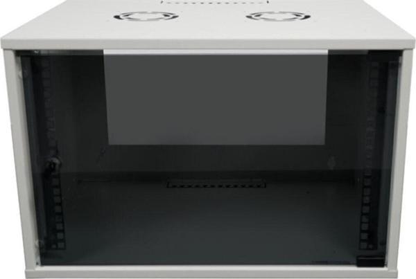15U 545x400 Mm Duvar Tipi Soho Rack Kabinet Gri - Image 1