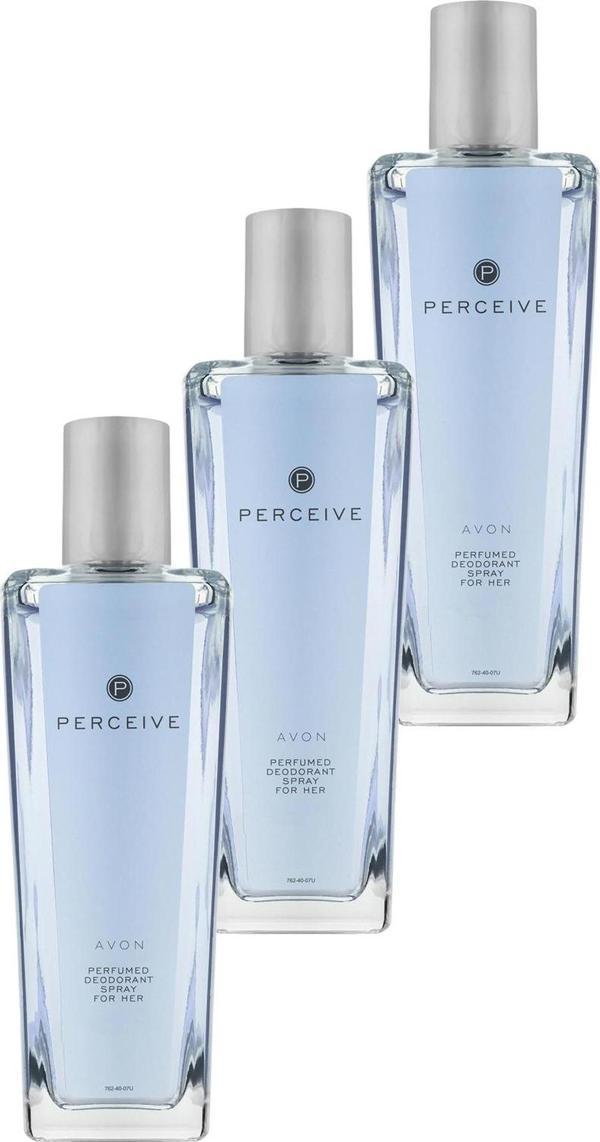Avon Perceive Parfümlü Deodorant Vücut Spreyi 75 Ml. Üçlü Set - Image 1