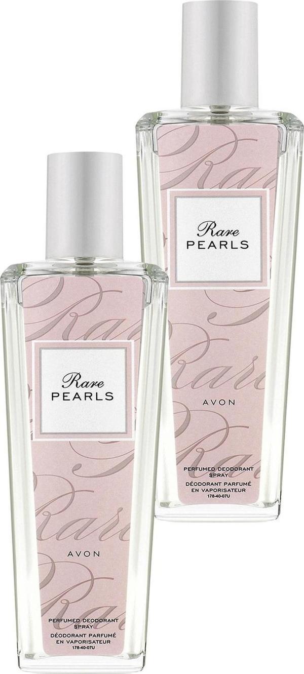 Avon Rare Pearls Parfümlü Deodorant Vücut Spreyi 75 Ml. İkili Set - Image 1