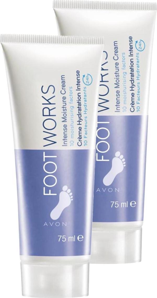 Avon Foot Works Yoğun Nemlendirici Ayak Kremi 75 Ml. İkili Set - Image 1