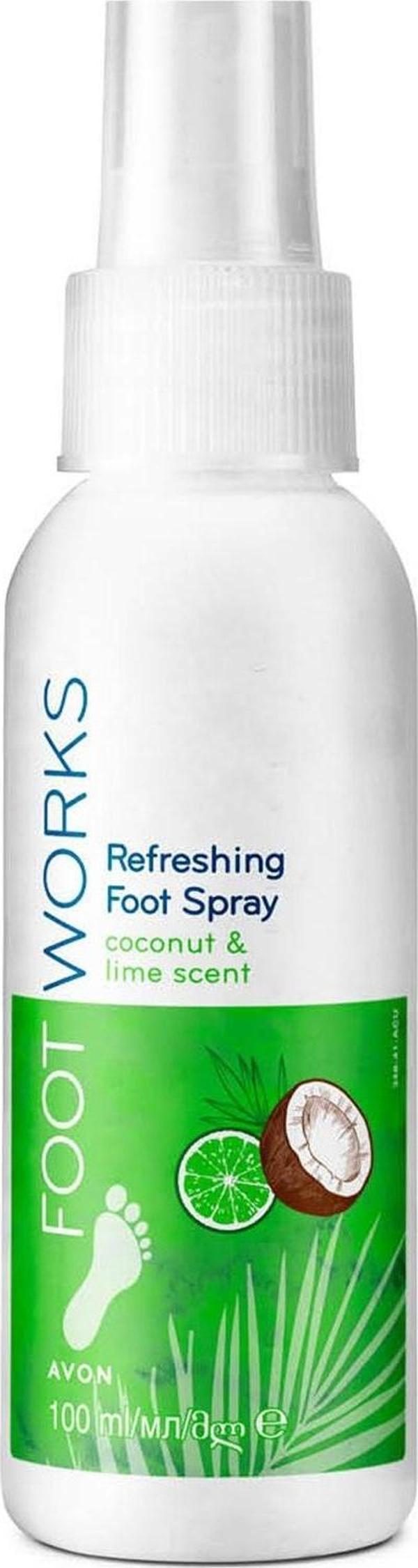 Footworks Hindistan Cevizi ve Misket Limonu Özlü Ayak Spreyi 100 Ml. - Image 1