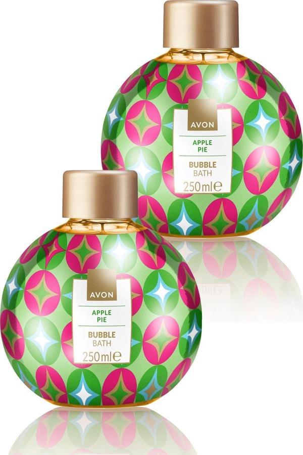 Avon Apple Pie Sıcak Elmalı Turta Kokulu Banyo Köpüğü 250 Ml. İkili Set - Image 1