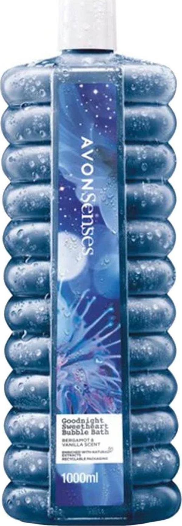 Avon Senses Goodnight Sweetheart Bergamot ve Vanilya Kokulu Banyo Köpüğü 1 Lt. - Image 1