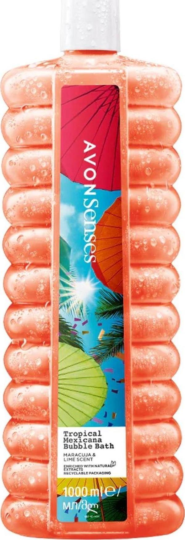 Avon Tropical Mexicana Çarkıfelek ve Limon Kokulu Banyo Köpüğü 1 Lt. - Image 1