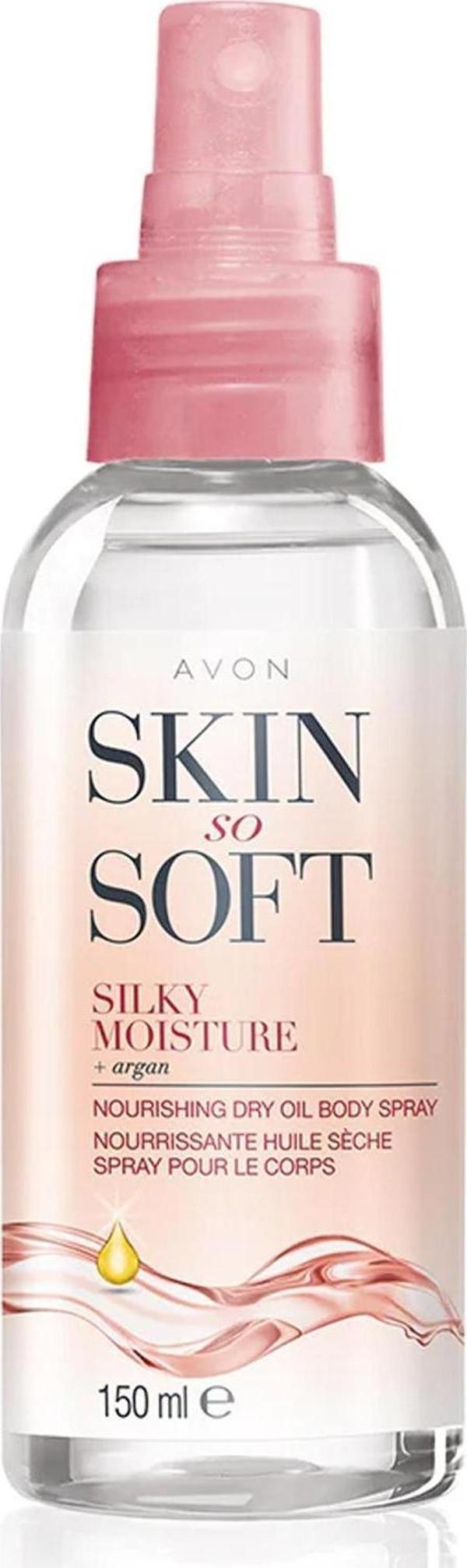 Avon Skin So Soft Silky Nemlendirici Besleyici Kuru Yağ Vücut Spreyi 150 Ml. - Image 1