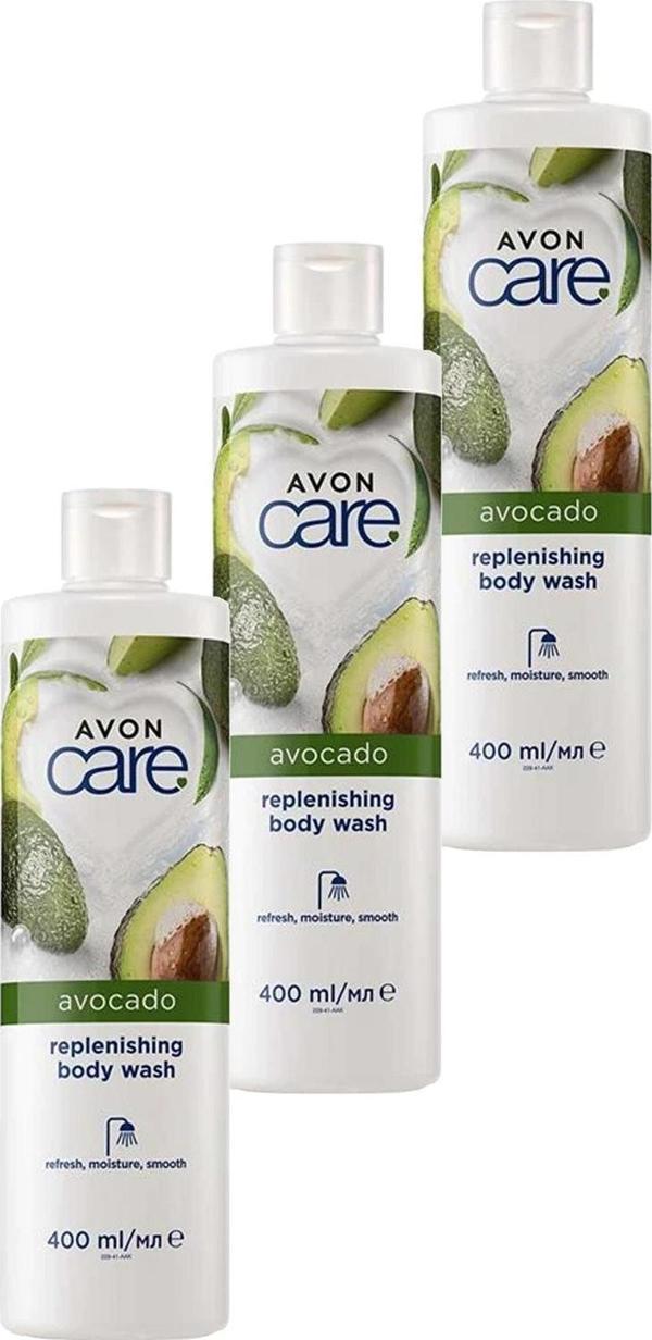 Avon Care Avocado Replenishing Avokado Yağı Içeren Duş Jeli 400 Ml. Üçlü Set - Image 1