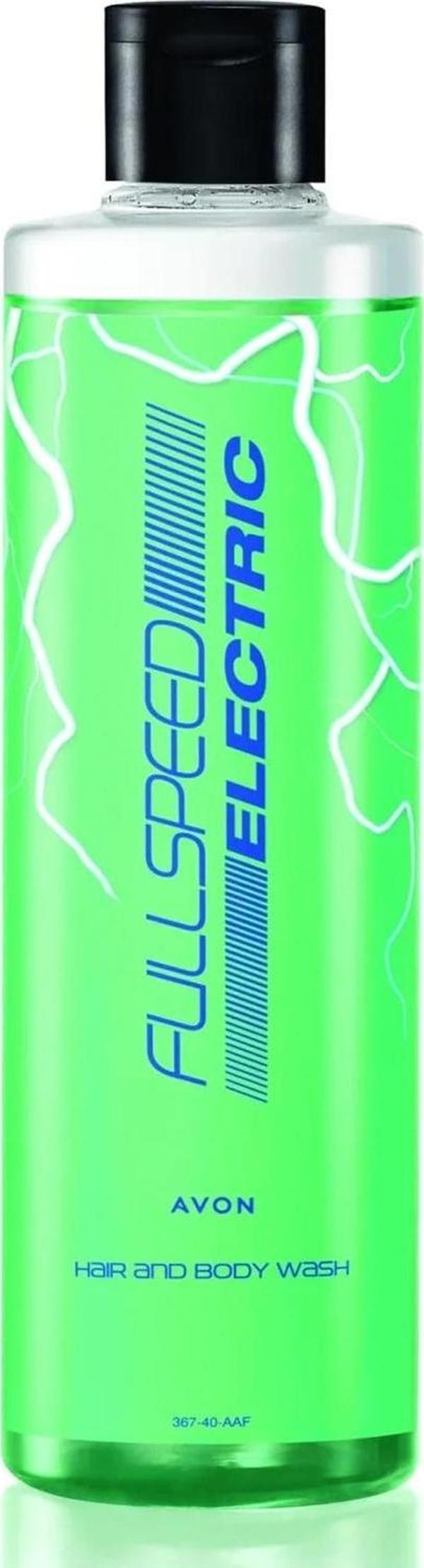 Avon Full Speed Electric 2’si 1 Arada Saç ve Vücut Şampuanı 250 Ml. - Image 1