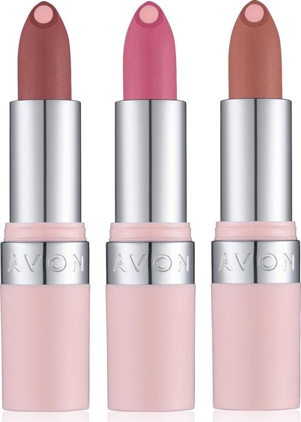 Avon Hydramatic Mauve, Nude ve Pink Mat Ruj Paketi - Image 1