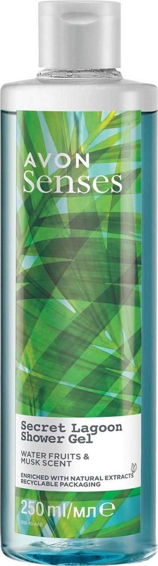 Avon Senses Secret Lagoon Su Meyveleri ve Misk Kokulu Duş Jeli 250 Ml. - Image 1