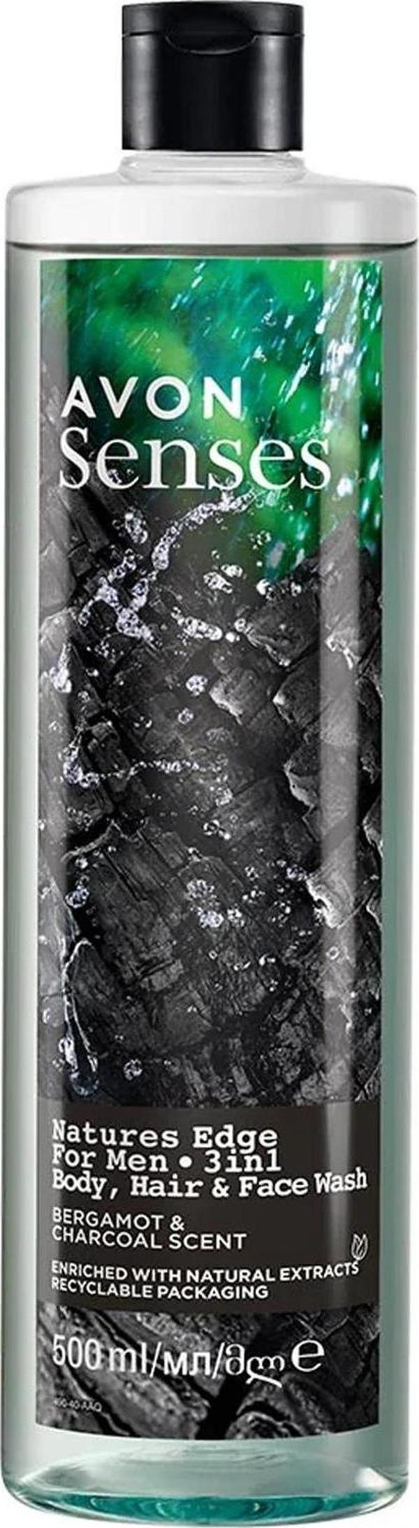 Senses Natures Edge Erkekler için Saç Vücut ve Yüz Yıkama 500 Ml. - Image 1