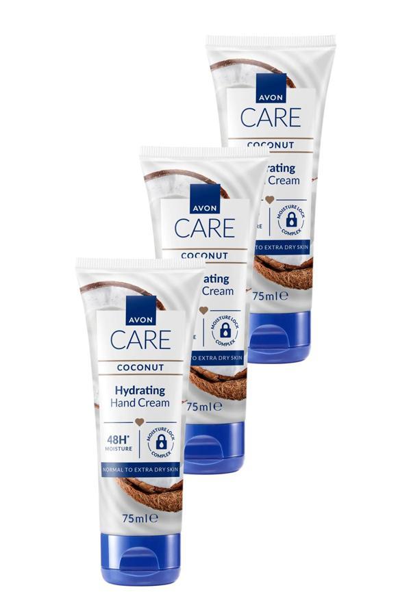 Avon Hindistan Cevizi Yağı İçeren El Kremi 75 Ml. Üçlü Set - Image 1