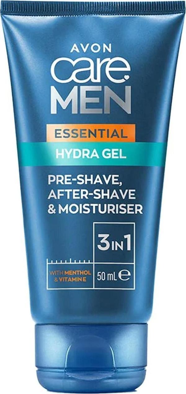Avon Care Men Essential 3'ü 1 arada Tıraş Öncesi ve Sonrası Nemlendirici Jel 50 Ml. - Image 1