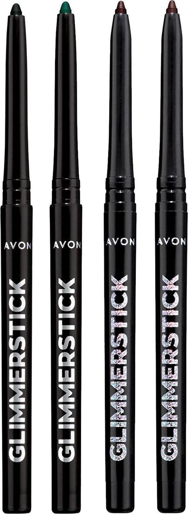 Avon Asansörlü Göz Kalemi Paketi Blackest Black, Emerald, Brown Sugar ve Black Bijoux - Image 1