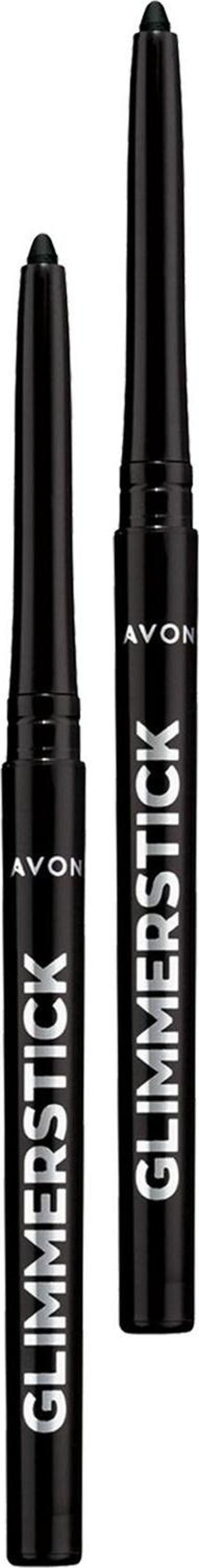 Avon Glimmersticks Asansörlü Açılıp Kapanabilen Göz Kalemi Blackest Black İkili Set - Image 1