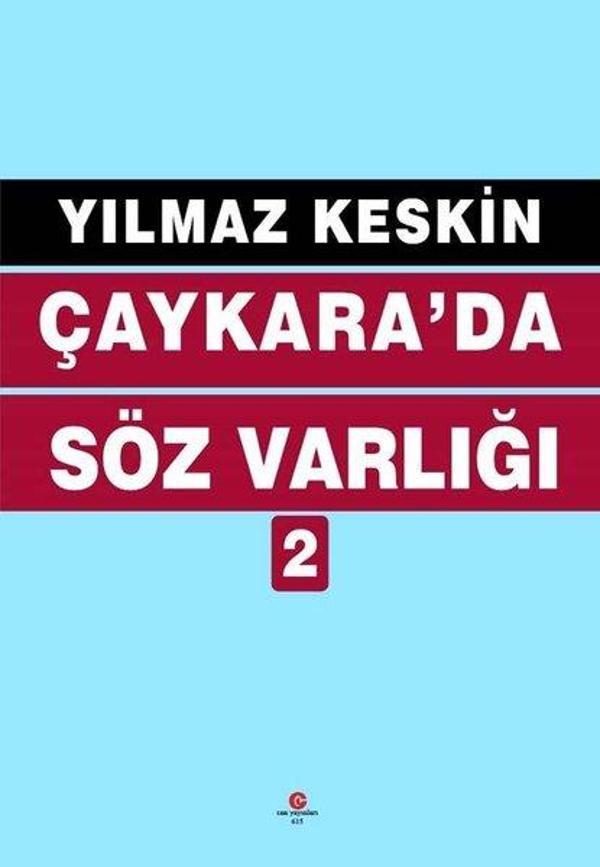 Çaykara'da Söz Varlığı - 2 - Can Yayınları (Ali Adil Atalay) - Image 1
