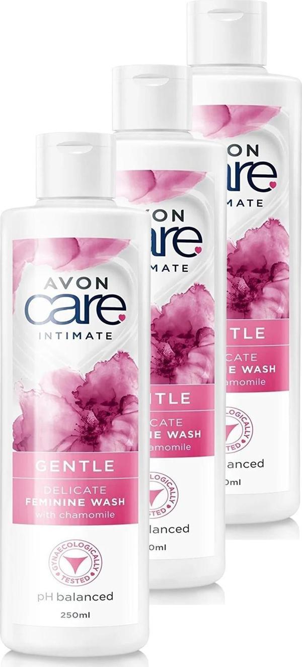 Avon Care Intimate Gentle Dış Genital Bölge Temizleyici 250 Ml. Üçlü Set - Image 1