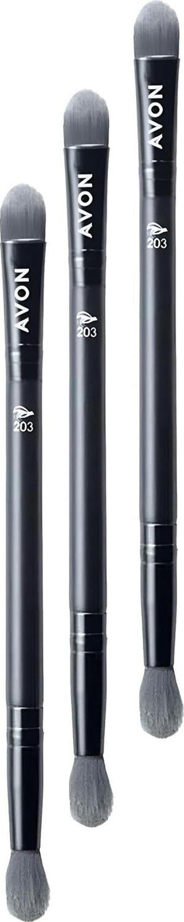 Avon Çift Uçlu Kapatıcı ve Göz Farı Karıştırma Fırçası Üçlü Set - Image 1