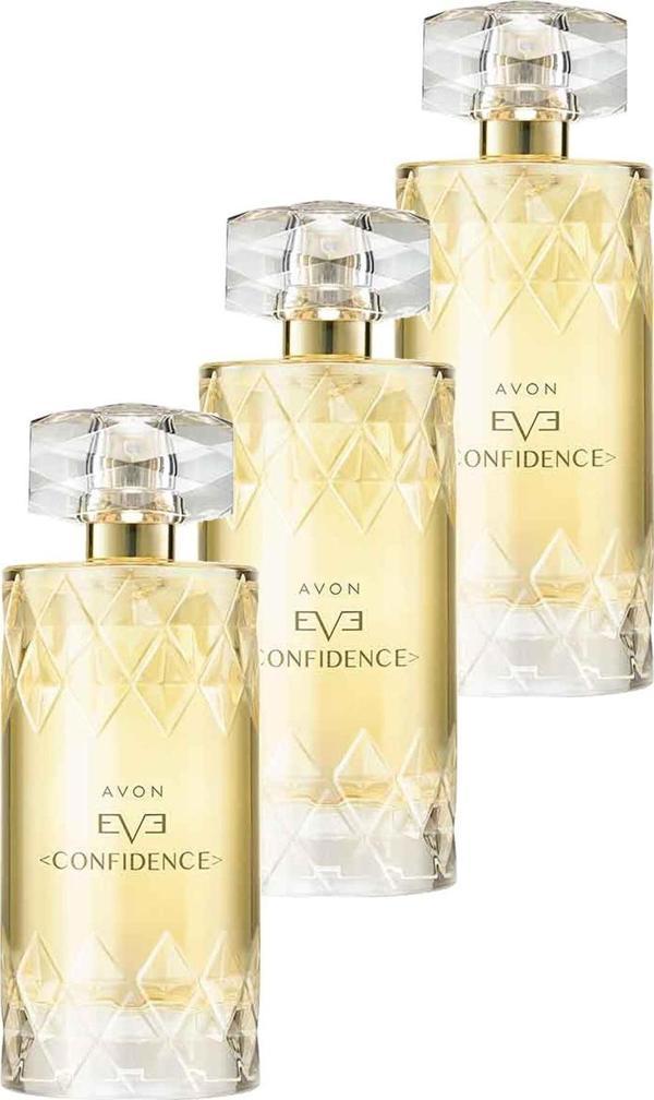Avon Eve Confidence Kadın Parfüm Edp 100 Ml. Üçlü Set - Image 1