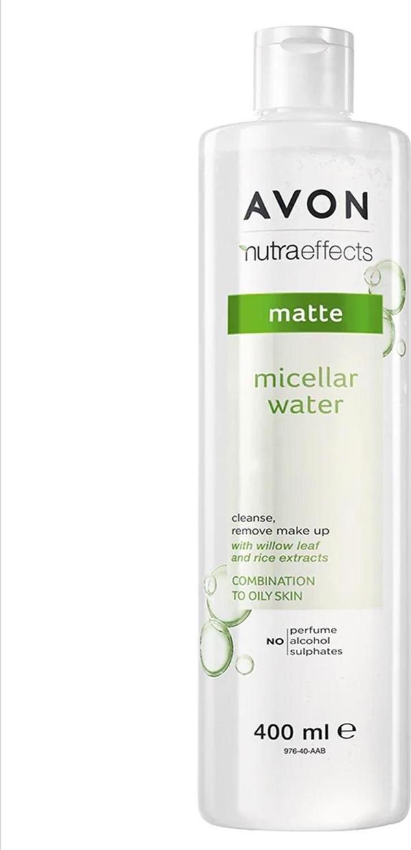 Avon Nutra Effects Mat Micellar Makyaj Temizleme Suyu 400 Ml. - Image 1