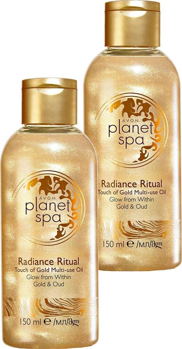 Avon Planet Spa Radiance Ritüel Dokunuş Altın Masaj Yağı 150 Ml. İkili Set - Image 1