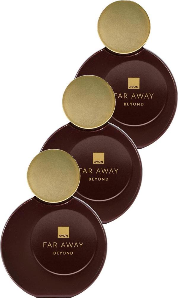 Avon Far Away Beyond Kadın Parfüm Edp 50 Ml. Üçlü Set - Image 1
