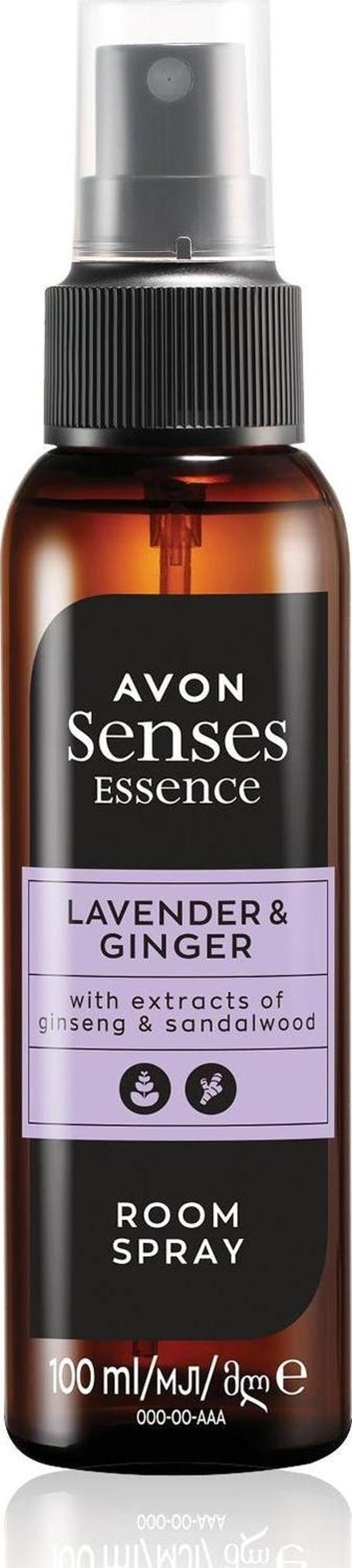 Avon Senses Essence Lavender & Ginger Lavanta ve Zencefil Kokulu Oda Spreyi 100 Ml. - Image 1