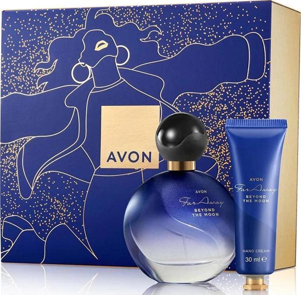 Avon Far Away Beyond The Moon Parfüm 50 Ml ve El Kremi 30 Ml. Hediye Paketi - Image 1