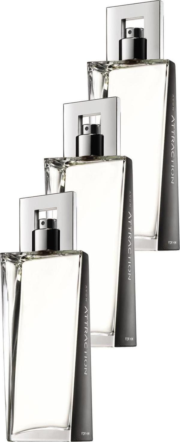 Avon Attraction Erkek Parfüm Edt 75 Ml. Üçlü Set - Image 1