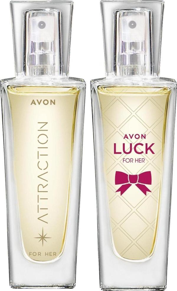 Avon Attraction Kadın Parfüm Edp 30 Ml. ve Luck Kadın Parfüm Edp 30 Ml. Paketi - Image 1