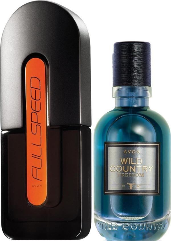 Avon Full Speed ve Wild Country Freedom Erkek Parfüm Paketi - Image 1
