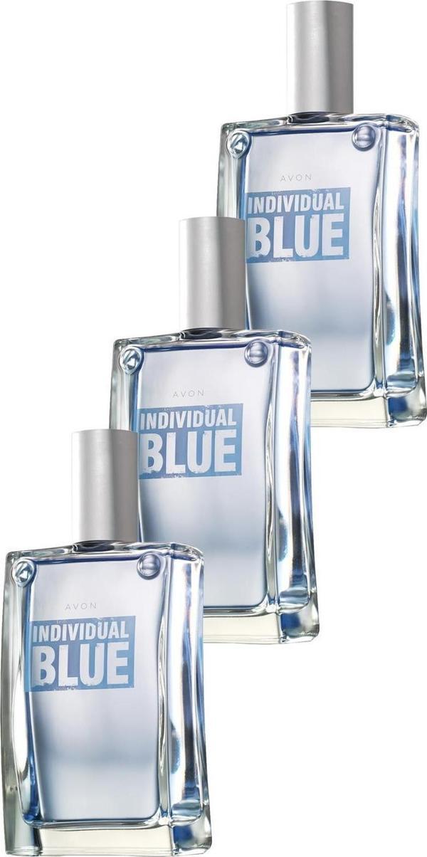 Avon Individual Blue 100 Ml Edt 3lü Eknomik Set - Image 1