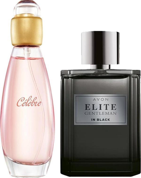 Avon Elite Gentleman in Black Erkek Parfüm ve Celebre Kadın Parfüm Paketi - Image 1