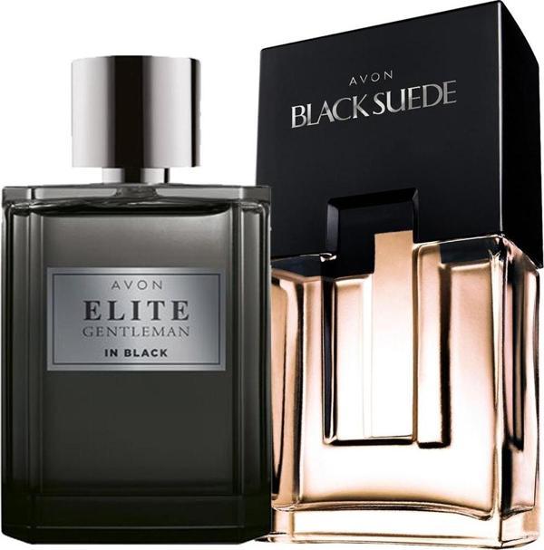 Avon Elite Gentleman in Black ve Black Suede Erkek Parfüm Paketi - Image 1