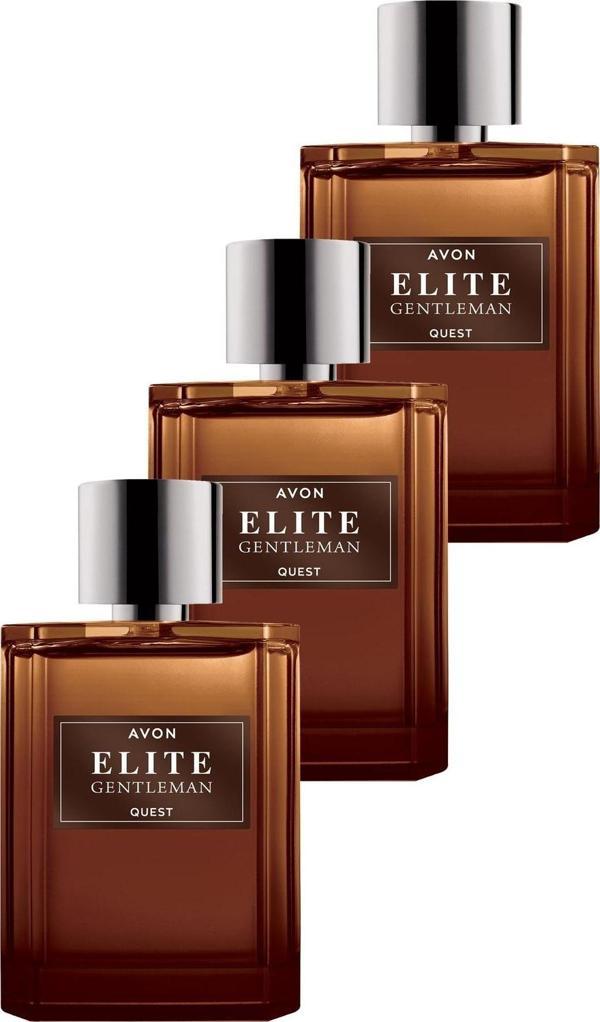 Avon Elite Gentleman Quest Erkek Parfüm Edt 75 Ml. Üçlü Set - Image 1
