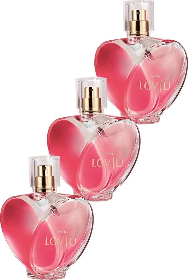 Avon Lov U Kadın Parfüm Edp 50 Ml. Üçlü Set - Image 1