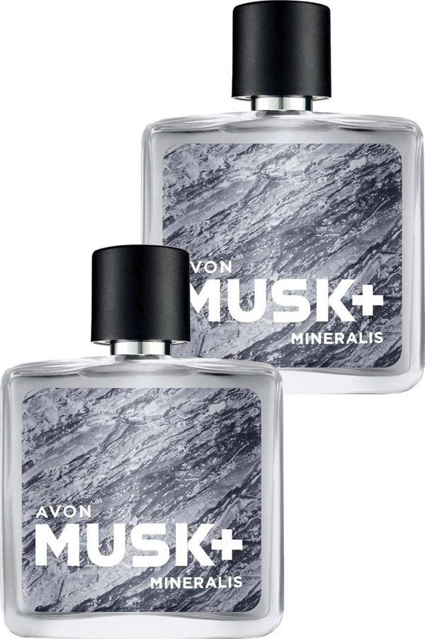 Avon Musk+ Mineralis Erkek Parfüm Edt 75 Ml. İkili Set - Image 1