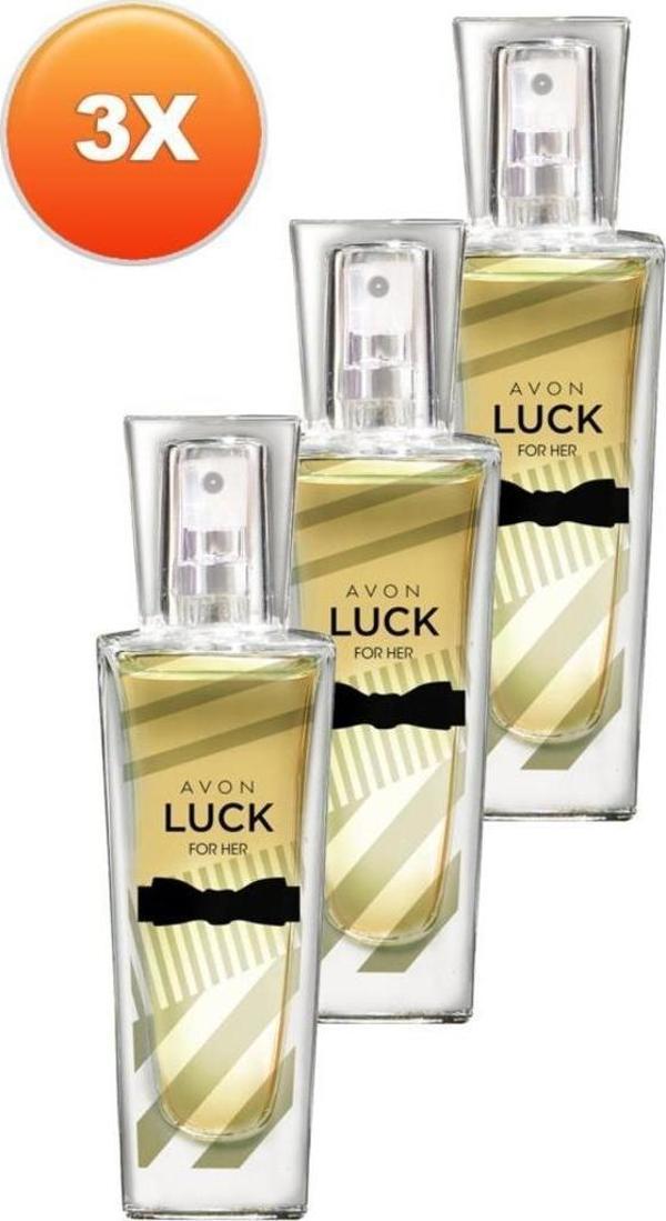 Avon Luck Kadın Parfüm Edp 30 Ml. Üçlü Set - Image 1