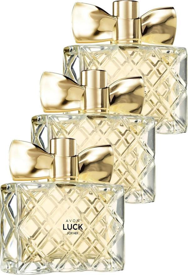 Avon Luck Kadın Parfüm Edp 50 Ml. Üçlü Set - Image 1