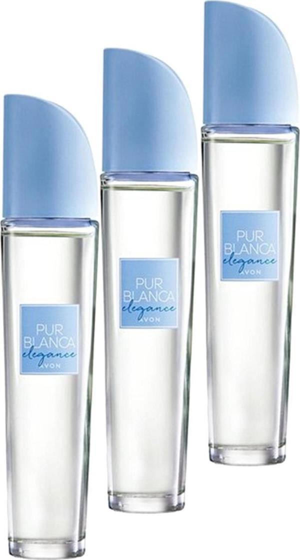 Avon Pur Blanca Elegance Kadın Parfüm Edt 50 Ml. Üçlü Set - Image 1