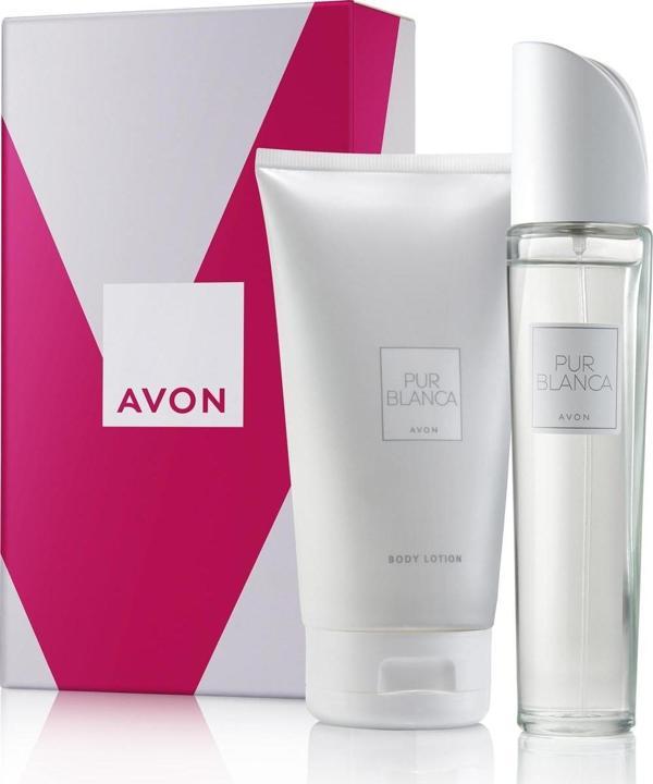 Avon Pur Blanca Parfüm ve Vücut Losyonu Hediye Seti - Image 1