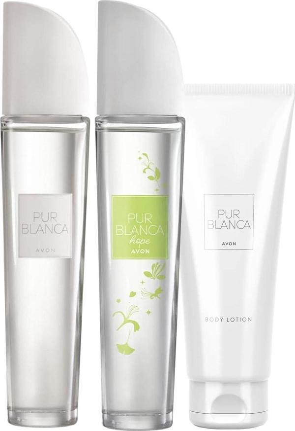 Avon Pur Blanca Pur Blanca Hope Kadın Parfüm ve Pur Blanca Vücut Losyonu Paketi - Image 1