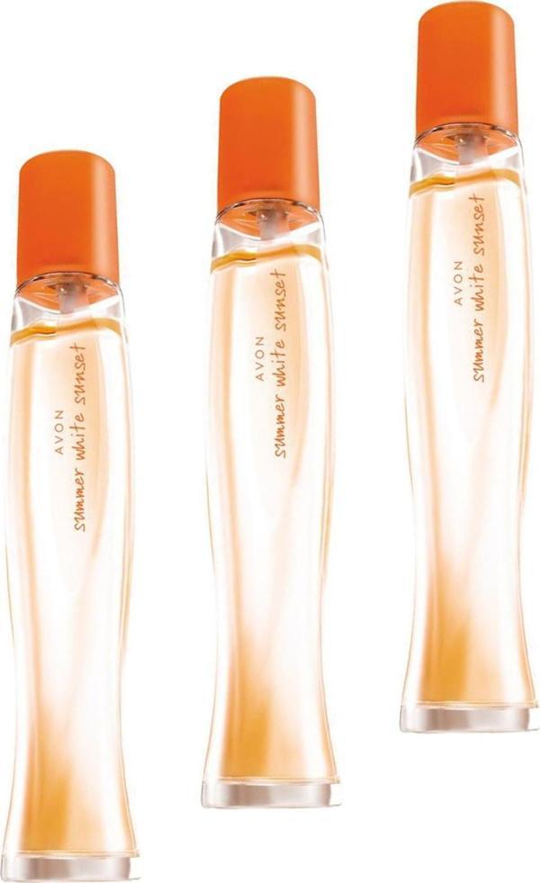 Avon Summer White Sunset Kadın Parfüm Edt 50 Ml. Üçlü Set - Image 1