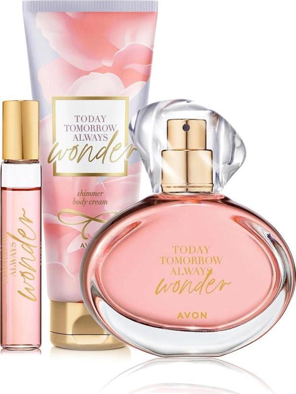 Avon TTA Wonder Kadın Parfüm Edp 50 + 10 Ml. ve Vücut Losyonu Seti - Image 1