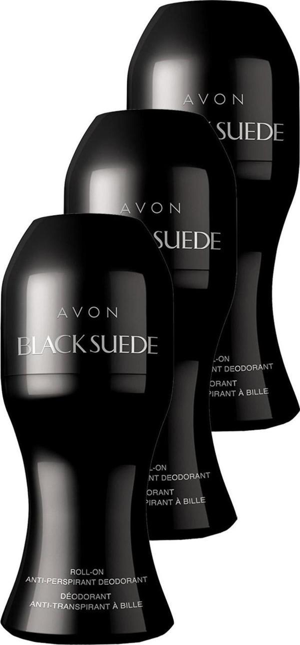 Avon Black Suede Erkek Rollon 50 Ml. Üçlü Set - Image 1
