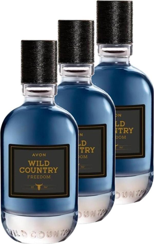 Avon Wild Country Freedom Erkek Parfüm Edt 75 Ml. Üçlü Set - Image 1