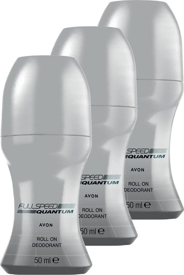 Avon Full Speed Quantum Erkek Rollon 50 Ml. Üçlü Set - Image 1