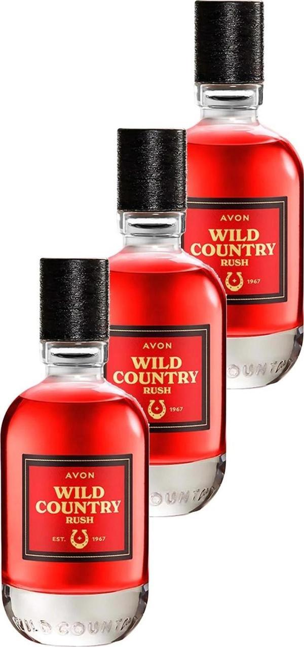 Avon Wild Country Rush Erkek Parfüm Edt 75 Ml. Üçlü Set - Image 1