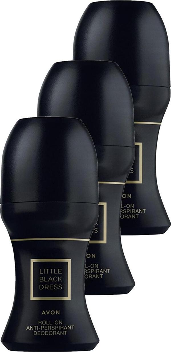Avon Little Black Dress Kadın Rollon 50 Ml. Üçlü Set - Image 1
